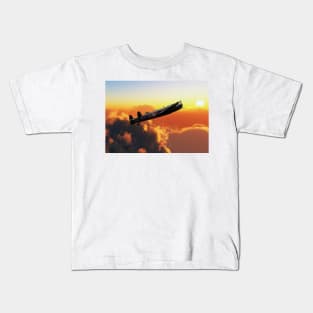 Evening flight Kids T-Shirt